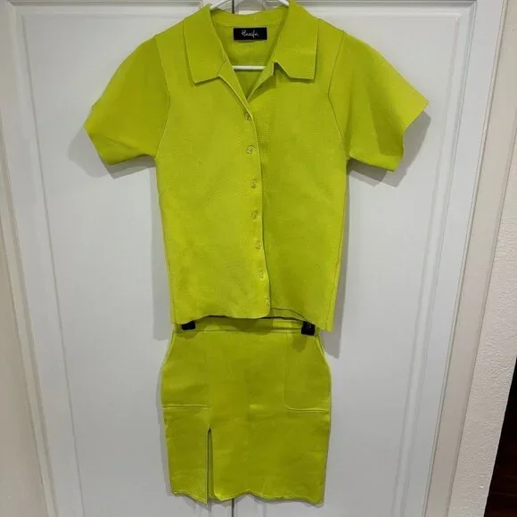 Hanifa Top and Skirt SET I Size XS - Picture 2 of 11